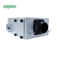 Ventilateur d'air frais canalisé 500m³/h, unité d'alimentation unidirectionnelle en ligne, boîtier en acier galvanisé, ventilation par conduit rond pour maison et bureau