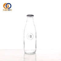 Botol Kaca Bulat Kosong 12oz 350ml 360ml untuk Saus Cabai, Saus Tomat, Minuman, Jus, Wadah Minuman dengan Tutup Sekrup