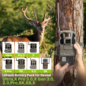 Lot de 2 batteries rechargeables au lithium 7,4 V 6000 mAh pour caméra de chasse Tactacam Reveal Ultra X Gen Pro SK XB - Product Image 2