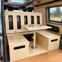 Plateforme pliante en aluminium pour camping-car, design modulaire, gain de place, base de lit pour camping-car, installation facile