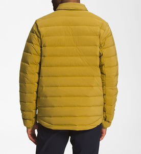Veste matelassée personnalisée à col rabattu, style urbain, pour homme, d'hiver, décontractée, légère, chaude, coupe-vent, écologique, devant - Product Image 4