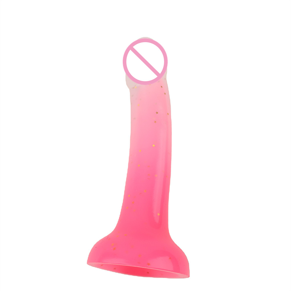 Neno Dongs 7.87" Flexible Anal Dildo - Glitter Mixed Sex Toys for Men & Women, Suction Cup, Waterproof, Fun Sex Silicone Toys Neno Dongs 7.87" Flexible Anal Dildo - Glitter Mixed Sex Toys for Men & Women, Suction Cup, Waterproof, Fun Sex Silicone Toys