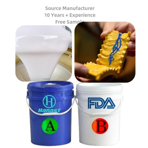 FDA chứng nhận dễ dàng hoạt động khuôn cao su Silicone lỏng cho đồ chơi thủ công thực phẩm Độ nhớt thấp với tính lưu động tốt dễ dàng tưới máu - Product Image 6