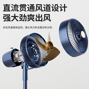 Air Circulation <b>Fan</b> Floor Standing 13 17.9 In Metal <b>Remote</b> <b>Control</b> Electric 75 W Quiet Operation - Product Image 5