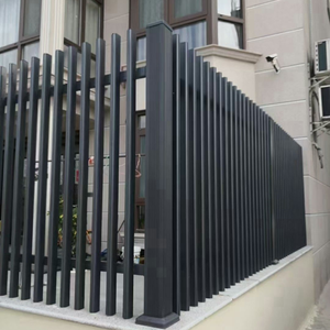 <span class=keywords><strong>Lame</strong></span> <span class=keywords><strong>composite</strong></span> de clôture horizontale Accessoires de clôture contemporaine en aluminium 3D - Product Image 1