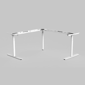 Zgo L Hình Dạng Ergonomic 3 Động Cơ Văn Phòng Máy Trạm Đứng Bàn Chiều Cao Có Thể Điều Chỉnh Ngồi Đứng Bàn - Product Image 2