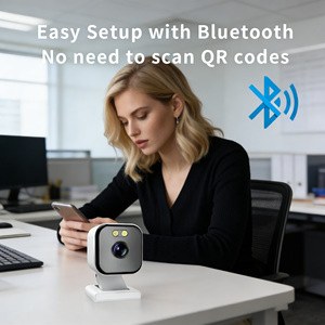 Cámara Inteligente a Todo Color de 400W para Interiores y Exteriores, Vigilancia HD de Mascotas con Visión Nocturna y Soporte Magnético - Product Image 4