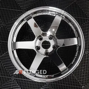 MN forgiato 18 pollici 5x120 Te37 SL cromato per BMW E46 M3 E90 M3 E92 M3 F80 M3 F82 M4 ruote forgiate