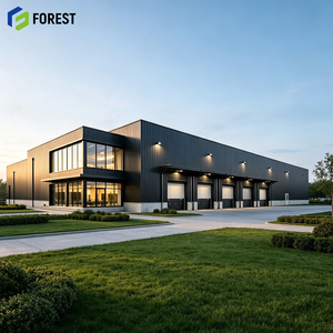 Structure en acier personnalisée pour entrepôt commercial, préfabriqué, haute capacité, pour installations de fret commercial - Product Image 1