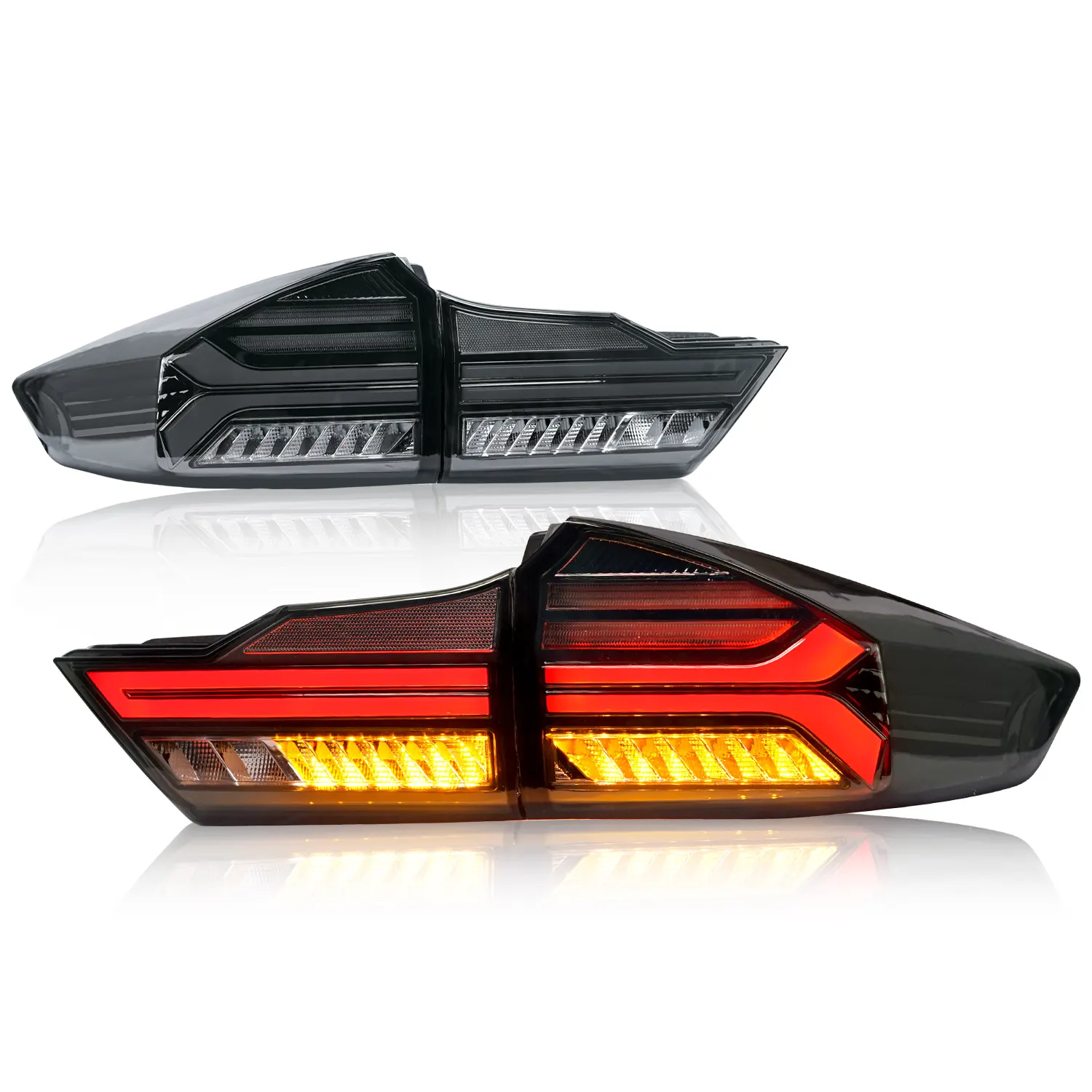 Arcaico Full LED Lâmpada Traseira com Sinal de Giro Sequencial Plug and Play Lâmpada Cauda 2014-2020 Para Honda City Tail Lights