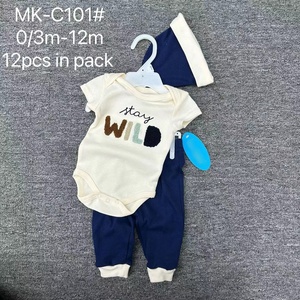 2025 primavera nueva ropa de bebé lindos <span class=keywords><strong>Pantalones</strong></span> estampados 0-12 metros bebé recién <span class=keywords><strong>nacido</strong></span> algodón Onesie conjunto de dos piezas - Product Image 4