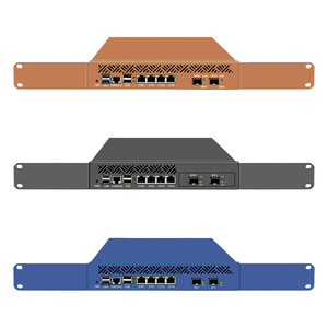 BKHD 1U rafa yönlendirici-PC N305 N150 N100 dört çekirdekli DDR5 Mini PC 4 Lan 2.5G 2/4 SFP + 10G 8 lan portları Linux PFsense güvenlik duvarı raf - Product Image 4
