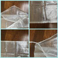 Sac en Polypropylène Transparent en Rafia 25 kg 50 kg Tissé pour l'Emballage de Chaussures et Vêtements Usagés