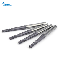 BFL CNC Endmill Tool Carburo de tungsteno 4 flautas Rough Endmill Taper Neck