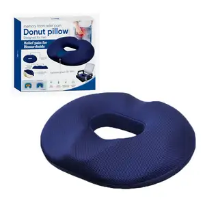 Almohada De Dona Silicon Ring Shape Bedsore Medical Hemorrhoid Round Chair Donut Pillow Seat Cushion For Tailbone Pain Buttocks