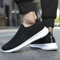 Ademend gebreide sneakers van custom ontwerp, casual herenschoenen voor alle seizoenen, geschikt voor langzaam lopen.