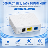 1GE XPON ONU GPON EPON Dual Mode FTTH Unit Jaringan Optik Modem Fiber