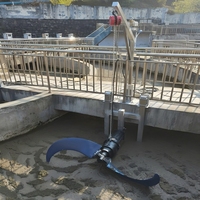 Propulseur submersible à basse vitesse QDT4/4-1100/2-100/P, doté d'un débit d'eau axial élevé pour une circulation longue distance