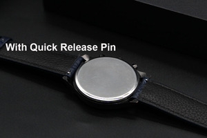 Correa de cuero de becerro para reloj Samsung Galaxy Watch, correa de cuero de alta calidad de 20mm, 22mm, 42mm, <span class=keywords><strong>Huawei</strong></span> <span class=keywords><strong>GT2</strong></span> - Product Image 3