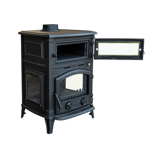 <span class=keywords><strong>Estufa</strong></span> de <span class=keywords><strong>Leña</strong></span> Independiente de Hierro Fundido para Cocinar y Hornear, Duradera para Uso Doméstico - Product Image 2
