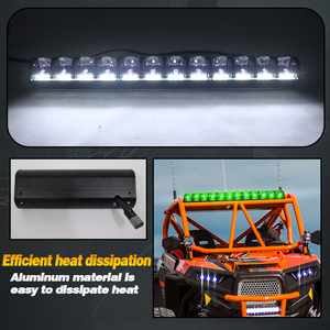 บาร์ไฟ LED <span class=keywords><strong>52</strong></span> 42 32 22นิ้ว RGBW ไล่ล่าไฟ LED ออฟโรด12V-36V สว่างมาก - Product Image 4
