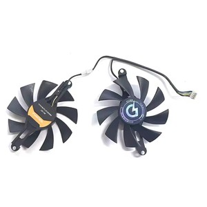 พัดลม2ตัวใหม่พัดลม GPU 4PIN <span class=keywords><strong>RX5500</strong></span> <span class=keywords><strong>XT</strong></span> ขนาด85มม. สำหรับ panlei RX 5500XT RX 580 8G อะไหล่การ์ดจอ RX550 2048SP - Product Image 4