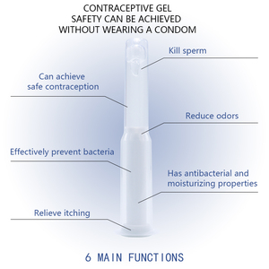 Gel contraceptif vaginal invisible pour femmes, gel gynécologique, resserrement vaginal, bienfaits nourrissants et hydratants, sécurité, naturel - Product Image 4