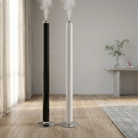 Diffuseur d'arômes de qualité commerciale contrôlé par application, 100 ml, grand volume, double réservoir de liquide, alliage d'aluminium, éclairage LED, respectueux de l'environnement