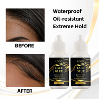 Kit complet d'entretien pour perruques OEM - Dissolvant d'adhésif pour perruques en dentelle, produits coiffants pour le contrôle des bords, pour cheveux africains et maquillage de performance