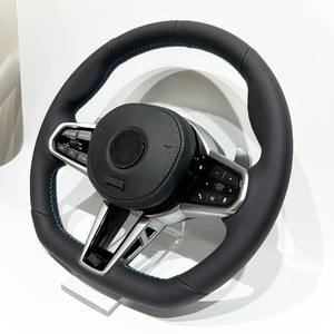 Volant CS en fibre de carbone en cuir direct d'usine pour <span class=keywords><strong>BMW</strong></span> F30 F10 F15 F32 F01 F20 F22 F25 F36 M3 M5 M6 G30 G31 G01 G02 - Product Image 5
