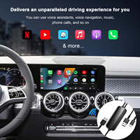 Estéreo para Auto Koogold Directo de Fábrica con Carplay, iPhone y Android Auto, Navegación GPS, Pantalla Dividida, Puerto Tipo-C