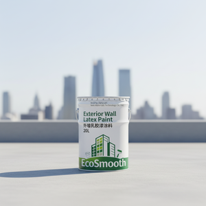 Peinture Extérieure <span class=keywords><strong>Anti</strong></span>-Âge au Latex 25KG en Fût, Haute Résistance au Lavage, Revêtement Décoratif Imperméable et Protecteur Solaire pour Bâtiments - Product Image 5