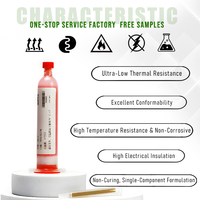 Gel thermique conducteur 2.0-6.0W/mk monocomposant pour module d'alimentation, traitement de bande de base, puce mémoire