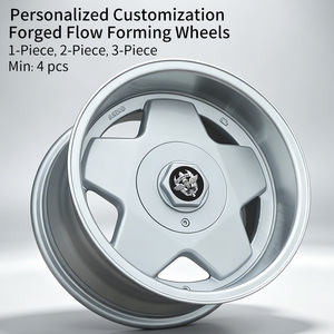 Cerchi Sportivi Flowtone BB 15 Pollici 15x8 <span class=keywords><strong>8</strong></span> Fori 4x100/114.3 a 5 Razze Deep Dish in Lega Belak - Disponibili - Product Image 2