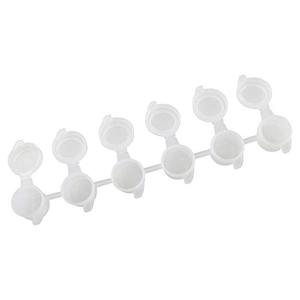Boîtes de peinture acrylique miniatures en plastique vides de 2/3/5/10/15 ml, bandes de peinture réutilisables, mini pots de peinture vides en plastique avec couvercle - Product Image 5