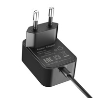 Chargeur mural adaptateur secteur DC 12V 1A avec prise multiple pour connexion enfichable électronique 12V sortie ca conception portable