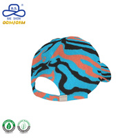 Oem Odm Trendy Kleur Zebra Gedrukt Baseballpet Custom Geborduurd Logo Oxford Denim Stof Visgraatstijl Voor Mannen Vrouwen Dragen