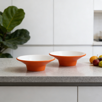 12'' Onbreekbare serveerschalen, vaatwasmachinebestendig, melamine, grote saladekommen, mengkommen, serveerschalen voor fruit, popcorn, chips