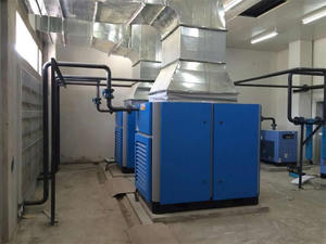 Bôi trơn 13.0nm3/min Vít Máy nén khí máy sấy AC Powered làm mát bằng không khí hệ thống cho máy nén - Product Image 5