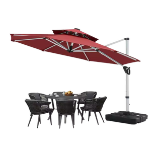 Payung teras mewah parasparasolol besar ukuran taman payung matahari Roma payung besar kafe hotel klub restoran - Product Image 4