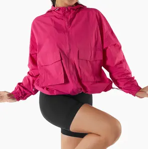 Factory Price China Supplier Athletic Lightweight Sports Jacket Women Custom Zip Up Jacket