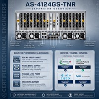 Serveur GPU Supermicros AS-4124GS-TNR 4U, double processeur AMD EPYC 7003, prise en charge de 8 GPU, 24 DIMM DDR4, serveur GPU pour l'apprentissage profond et l'IA