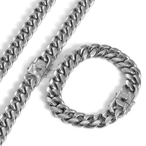 สร้อยคิวบาแบบยอดนิยม หัวเจียรทรงกลม ขัดเงาแบบกระจก ชุบสูญญากาศ ทอง <span class=keywords><strong>18K</strong></span> สร้อยคอแฟชั่น - Product Image 5