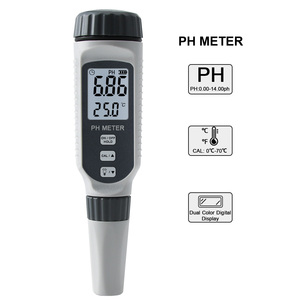 दोहरी रंग डिजिटल एलसीडी डिस्प्ले 2 in1 पीएच/तापमान पीएच मीटर - Product Image 3