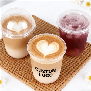 แก้วกาแฟพลาสติกแบบใช้แล้วทิ้ง ขนาด 500 มล. 360 มล. แบบพกพา สำหรับเครื่องดื่มเย็น เหมาะสำหรับร้านกาแฟ - Product Image 4