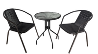 Meubles de salle à manger d'extérieur Offre Spéciale Chaise et table en rotin de jardin agréable