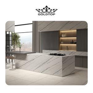 GOLDTOP Comptoirs de haute qualité Calacatta Sivec <span class=keywords><strong>Quartz</strong></span> 5093 sans silicone Vanity Tops Design moderne OEM/ODM disponible en Australie - Product Image 2