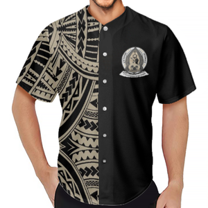 2022 polinean Samoan desain cetak sesuai permintaan AUA Printing Printing 4XL ukuran besar Fashion bernapas Jersey bisbol - Product Image 3