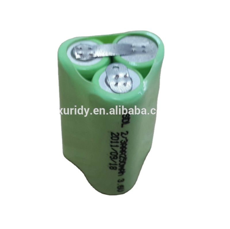 1,2 V nimh 2/3AAA перезаряжаемая батарея 250mAh