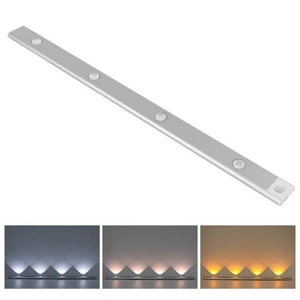 Ultra-Thin <b>LED</b> Motion <b>Sensor</b> <b>Light</b> Modern Design Aluminum Strip for Indoor Lighting for Kitchen Cabinets Closets Bathrooms - Product Image 3